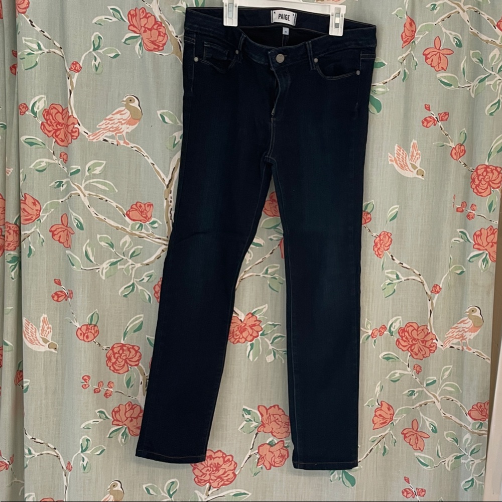 PAIGE Women's Dark Indigo Skinny Jeans